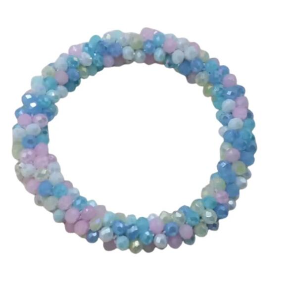 RETAIL $50 Kinsley Armelle Isabella Collection Cotton Candy Bracelet - Picture 1 of 2